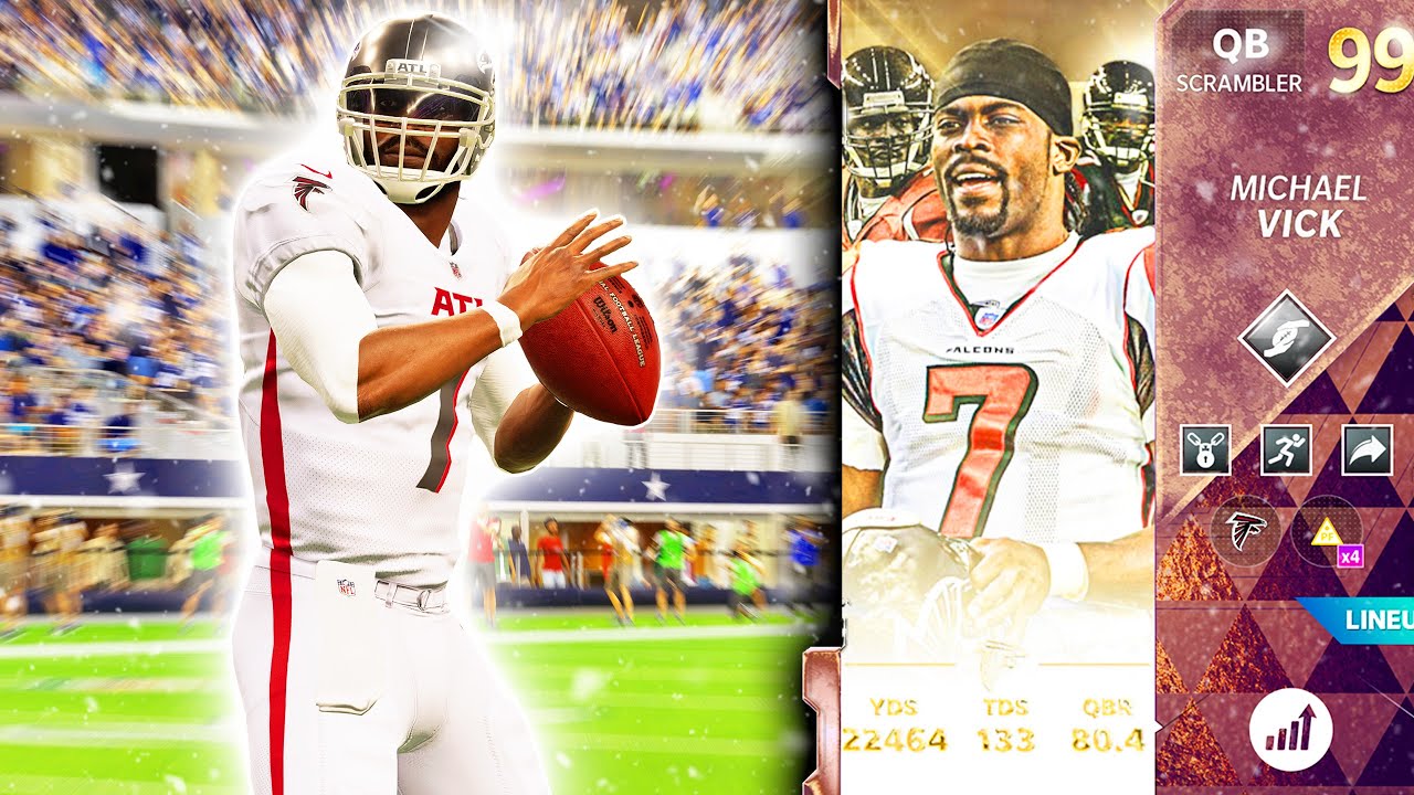 MIKE VICK SLANGS THE ROCK WITH AMBIDEXTROUS INTENT - Madden 21 Ultimate Team 