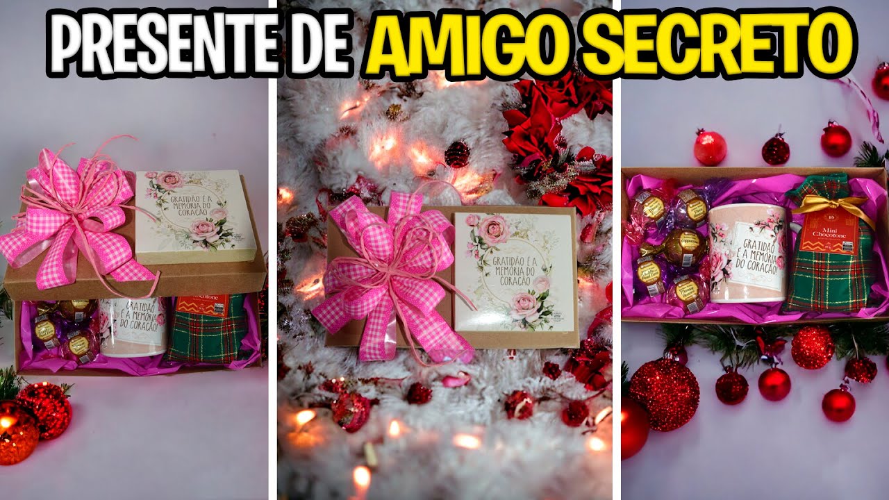 IDEIA DE PRESENTE PARA AMIGO SECRETO - DICAS E IDEIAS CRIATIVAS