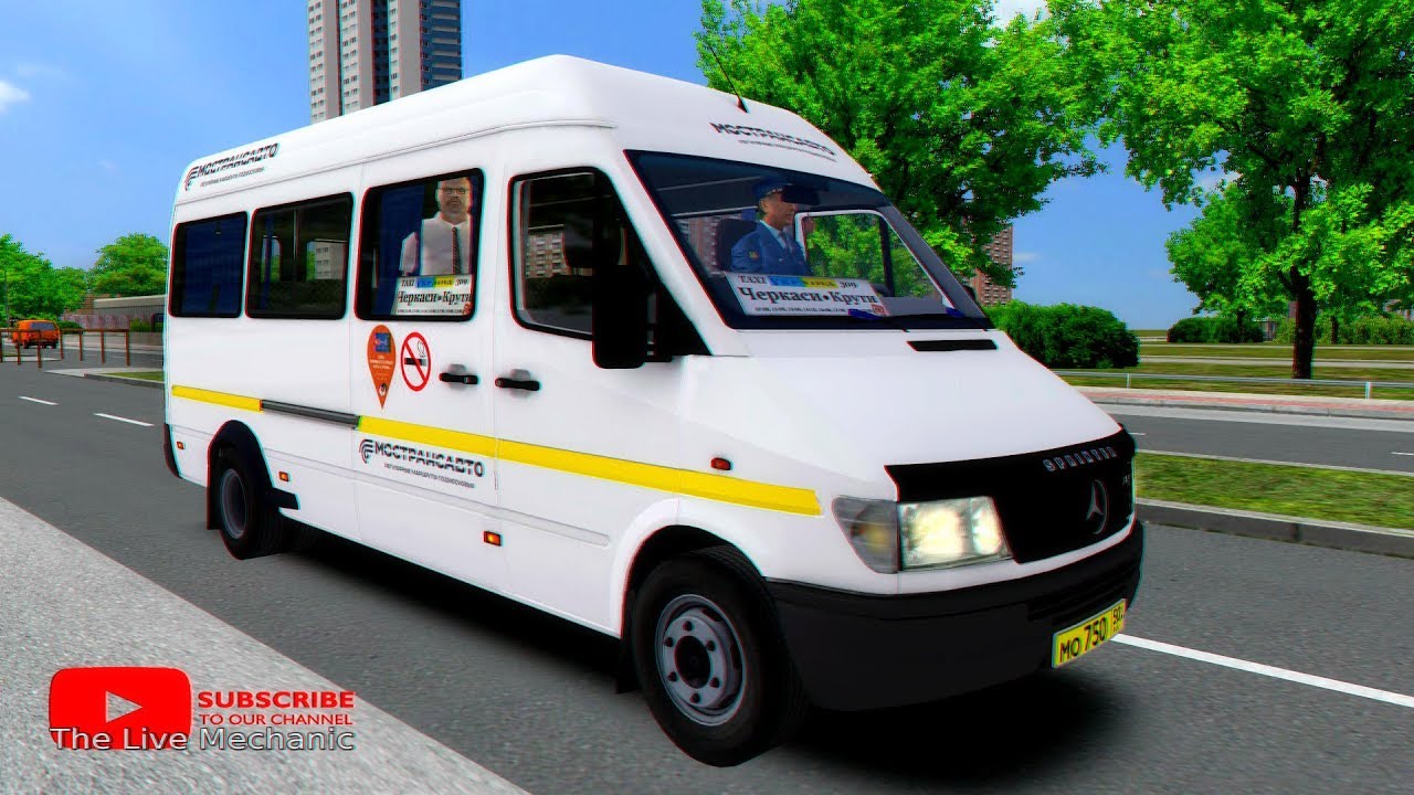 OMSI 2 - Mercedes Sprinter 12D (Moscow line 721)