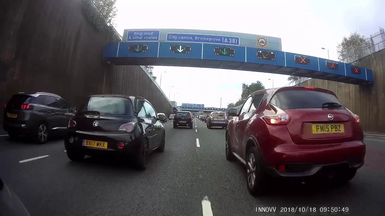 GTR1400 filtering heavy traffic Aston expressway