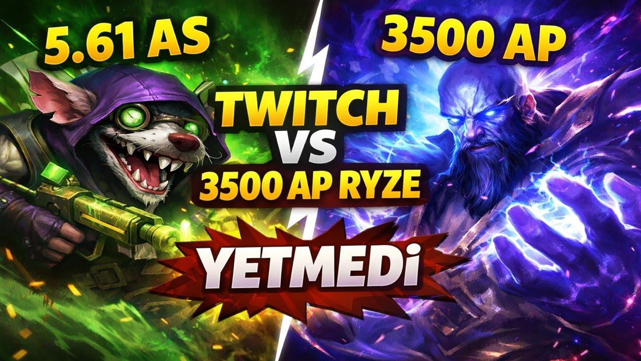 TERMİNATÖR TWITCH  | BU RYZE NASIL YENİLEBİLİRDİ? 😈
