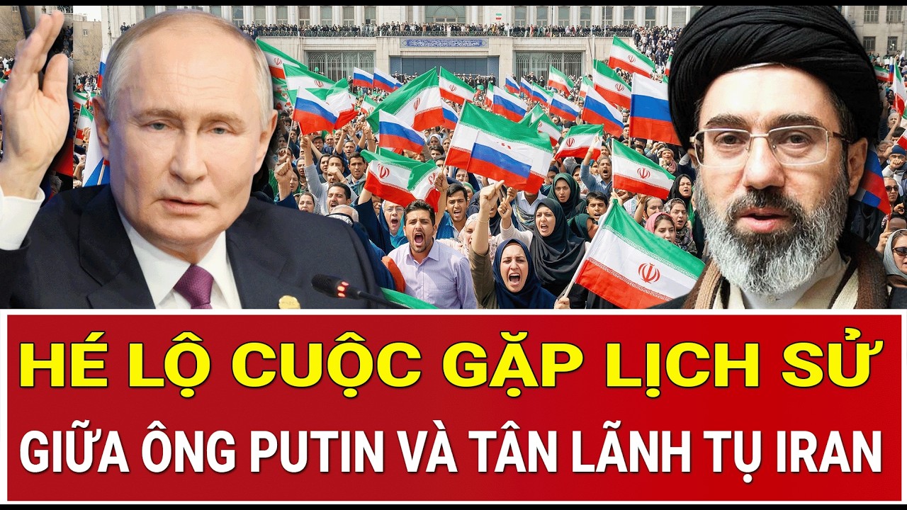 Cú bắt tay làm rung chuyển Trung Đông: Hé lộ cuộc gặp lịch sử giữa ông Putin và tân Lãnh tụ Iran