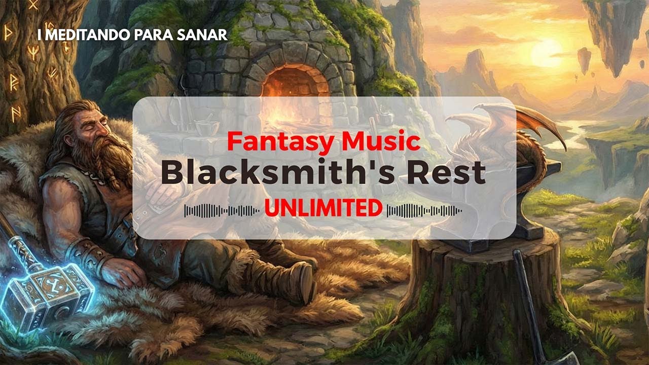 THE BLACKSMITH'S REST | Quiet Medieval Fantasy Music | Study, Write, Sleep Ambience