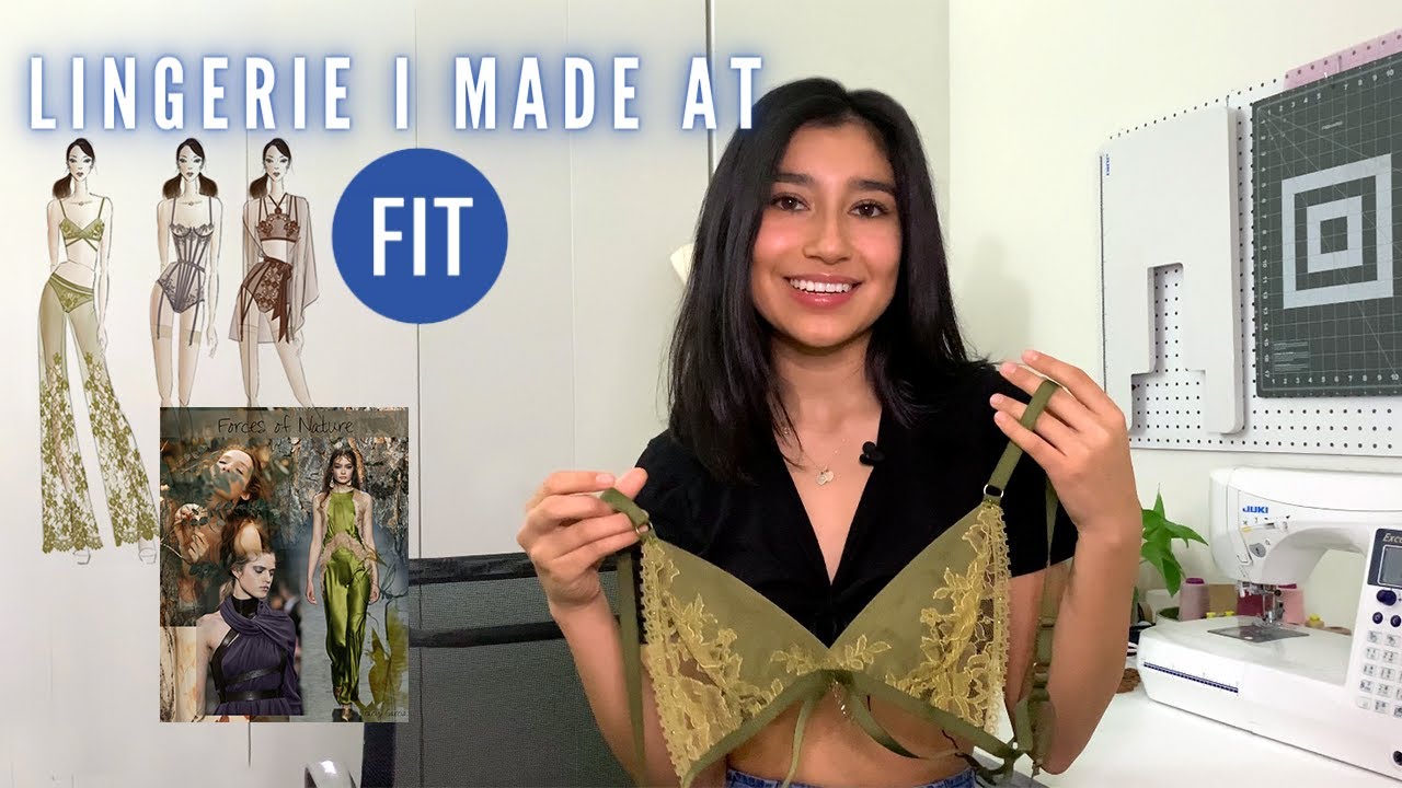 Lingerie I Made At FIT NYC/ My Senior Thesis & Graduating During COVID-19