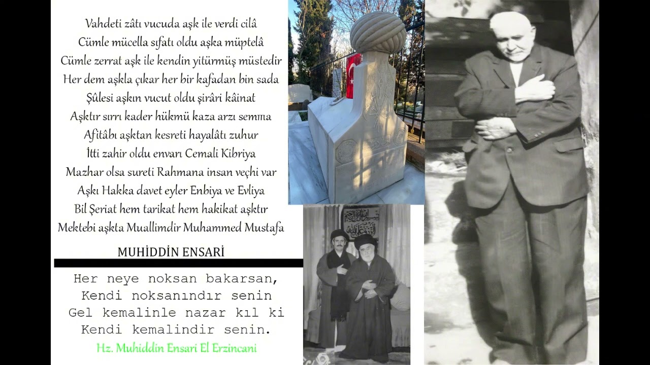 Nihat Zuhuri Hz.lerinin, Muhiddin Ensari El Erzincani Hz. hakkındaki sohbeti