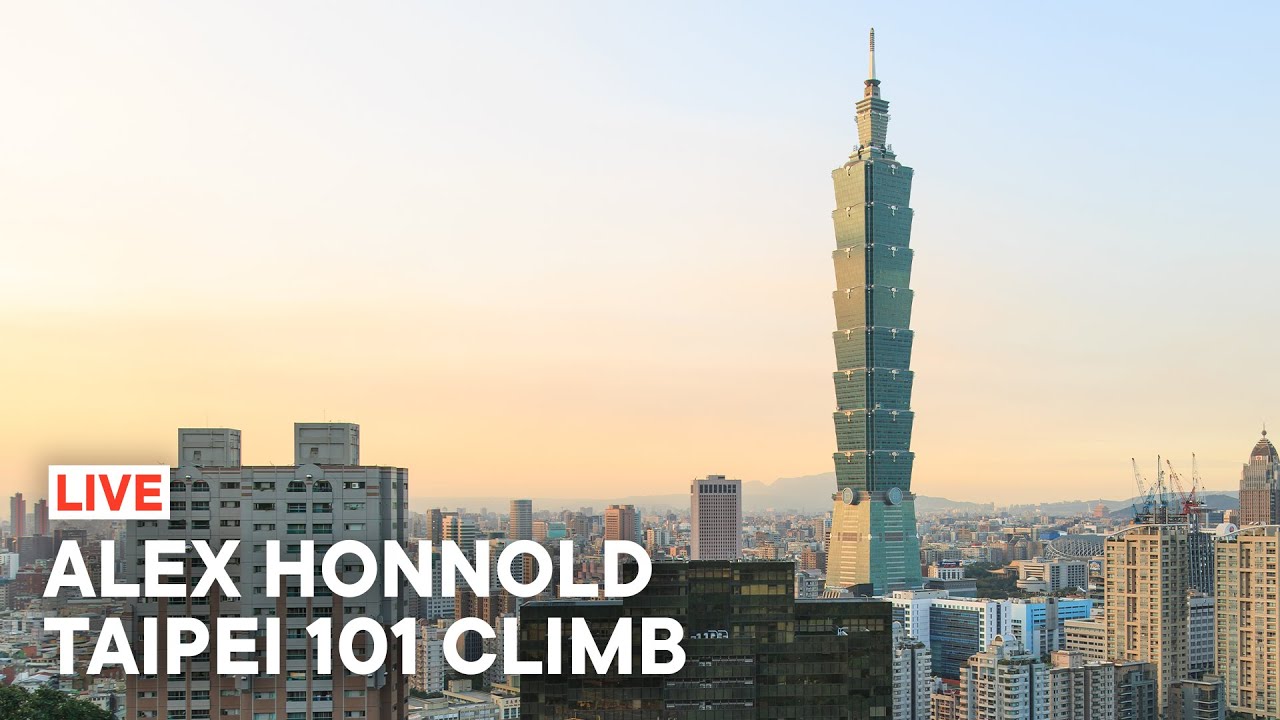 Alex Honnold Taipei 101 Live