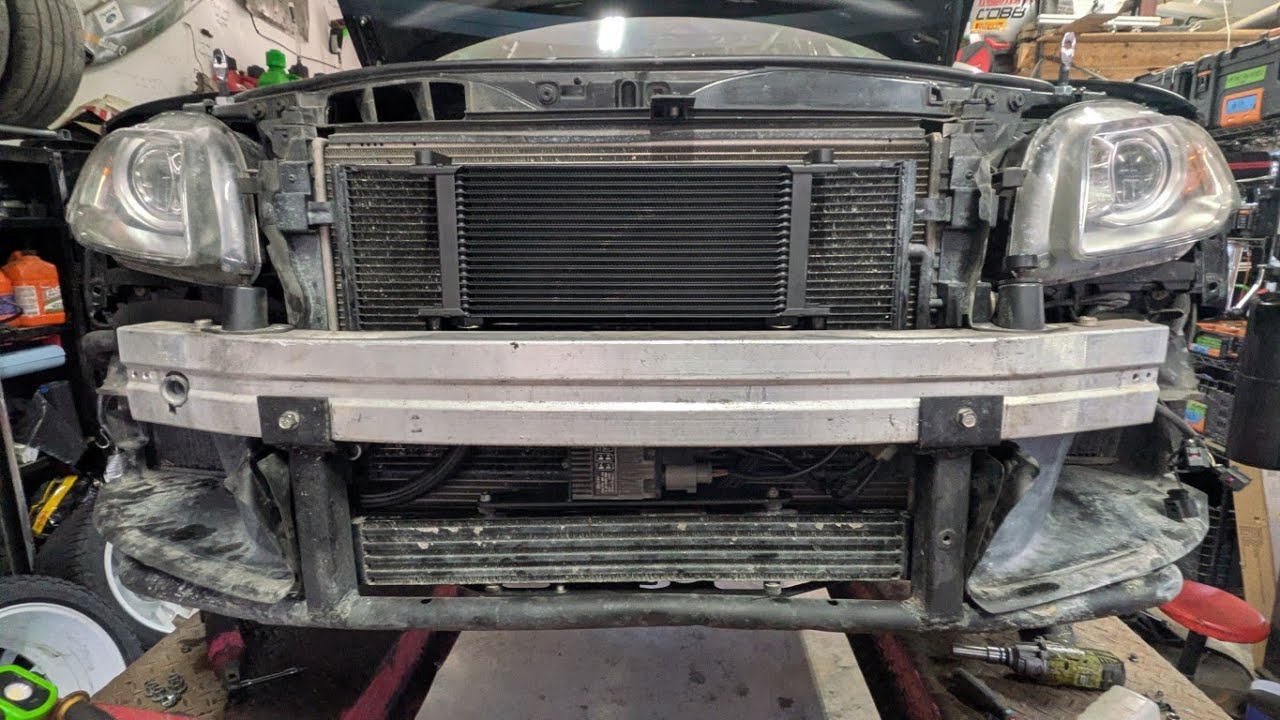 Установка и обновление масляного радиатора Audi B7 RS4 Forge