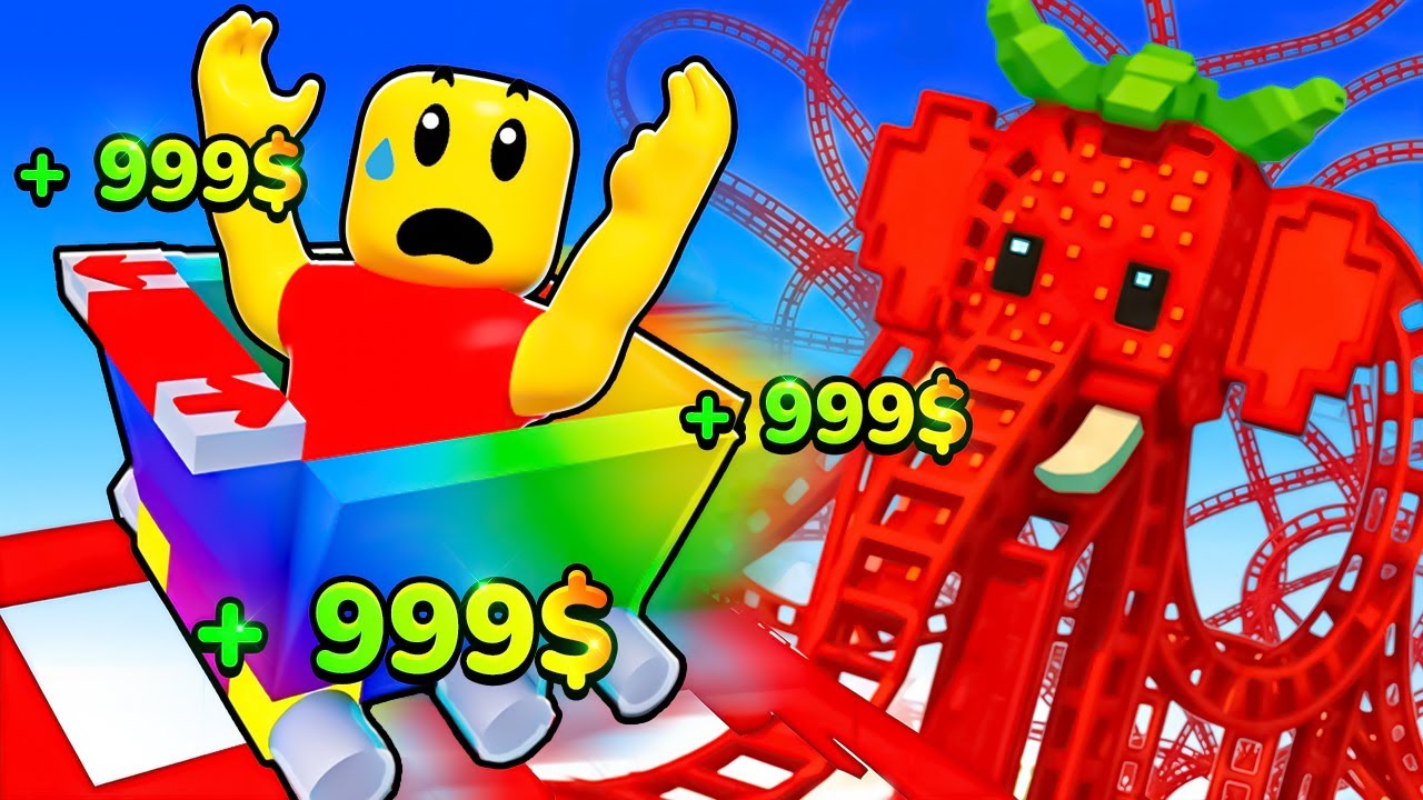 WYDAŁEM 997 673$ NA ROLLERCOASTER w Roblox