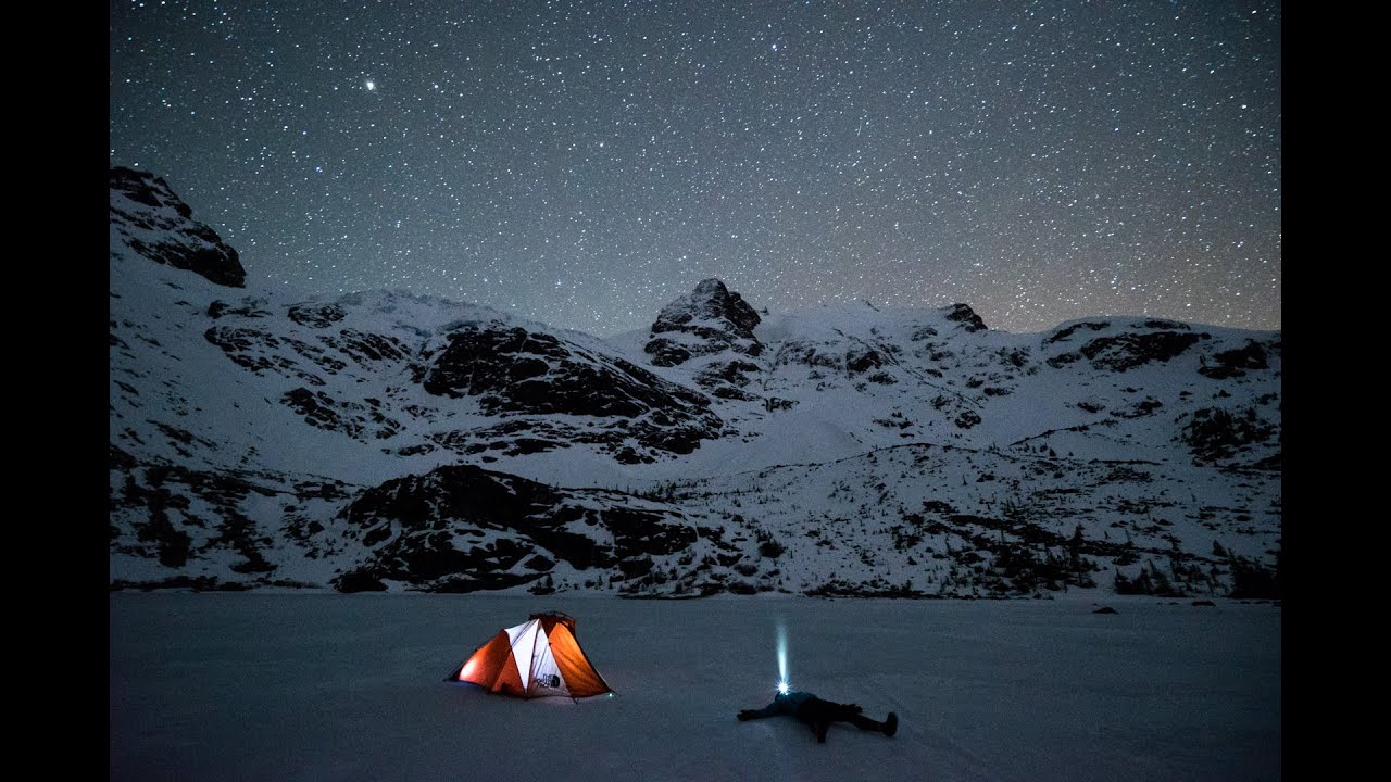 Winter Camping at Joffre Lakes