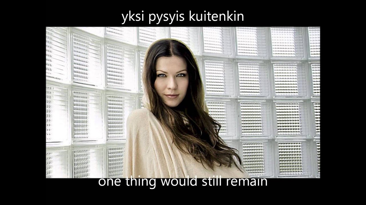 Jenni Vartiainen - Minä sinua vaan (sanat/lyrics: suomi/English)