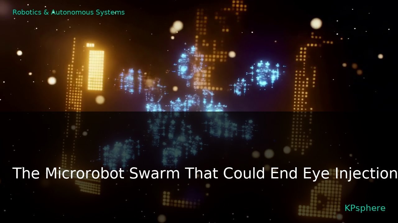 [Spotlight] The Microrobot Swarm That Could End Eye Injections Forever | KPsphere