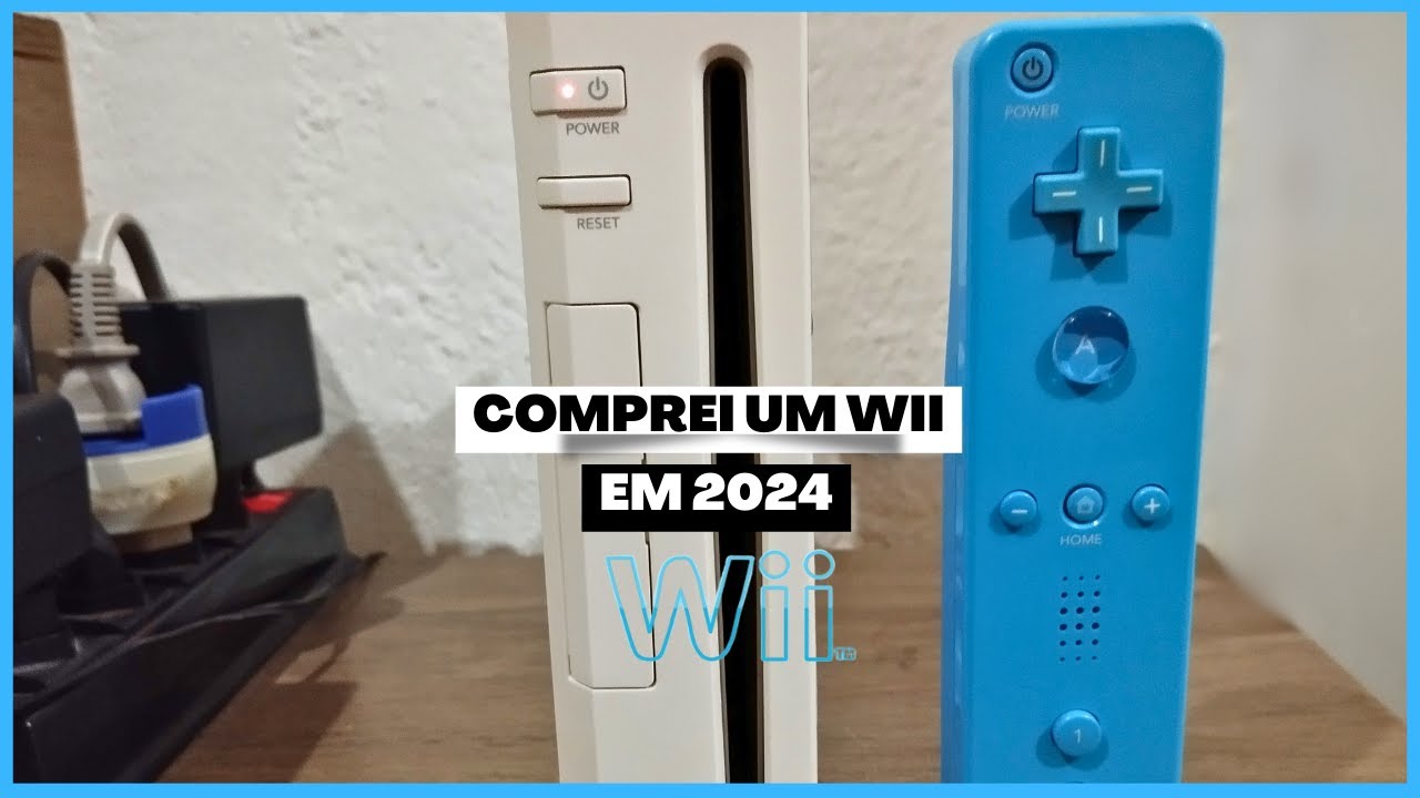 COMPREI UM NINTENDO WII EM 2024