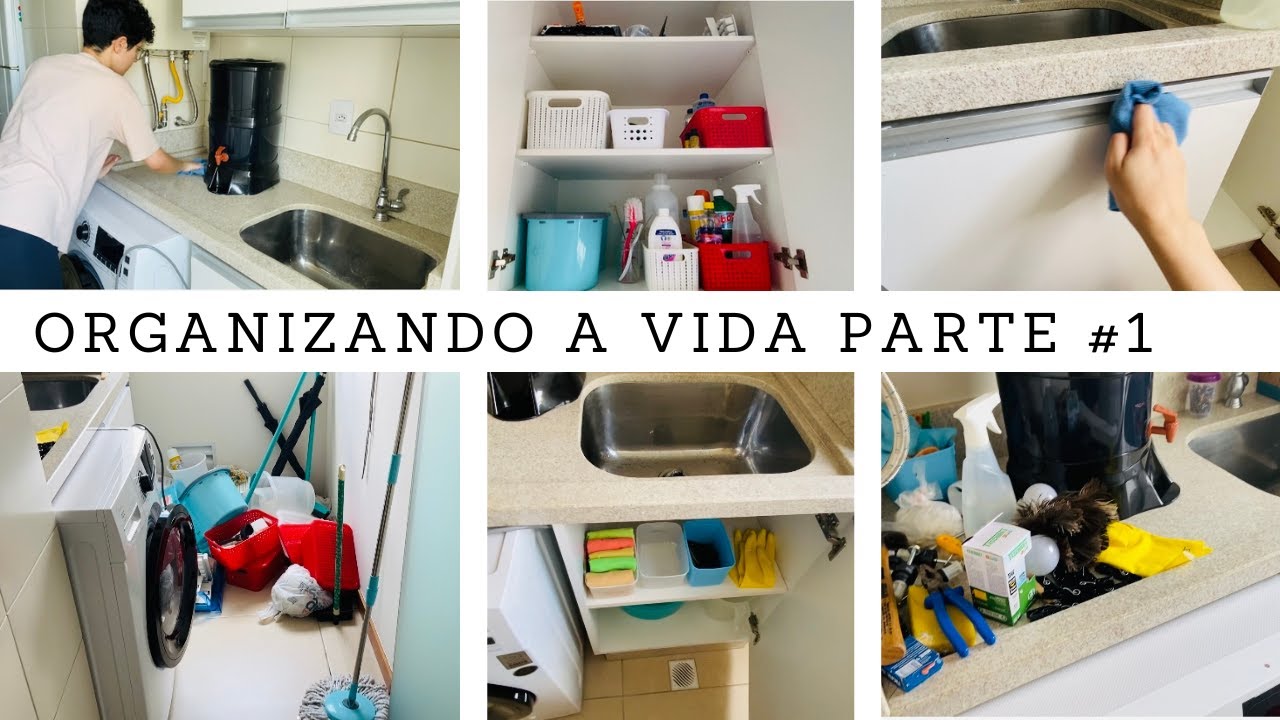 Apto novo/LAVANDERIA: Organização e limpeza/Dona de casa MINIMALISTA