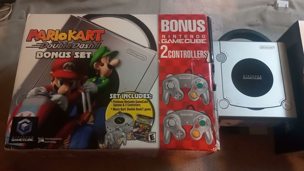 Gamecube Platinum Silver Console Unboxing