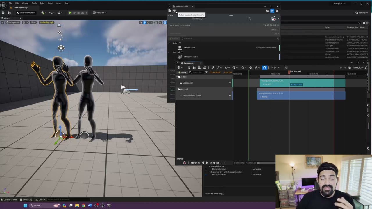 mocopi for Unreal Engine Tutorial: #2 Record your motion