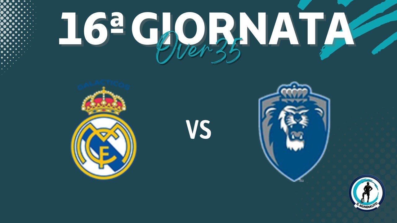 Il Mundialito Tna Over35 2025/2026, 16^giornata: Galacticos - Old Lions