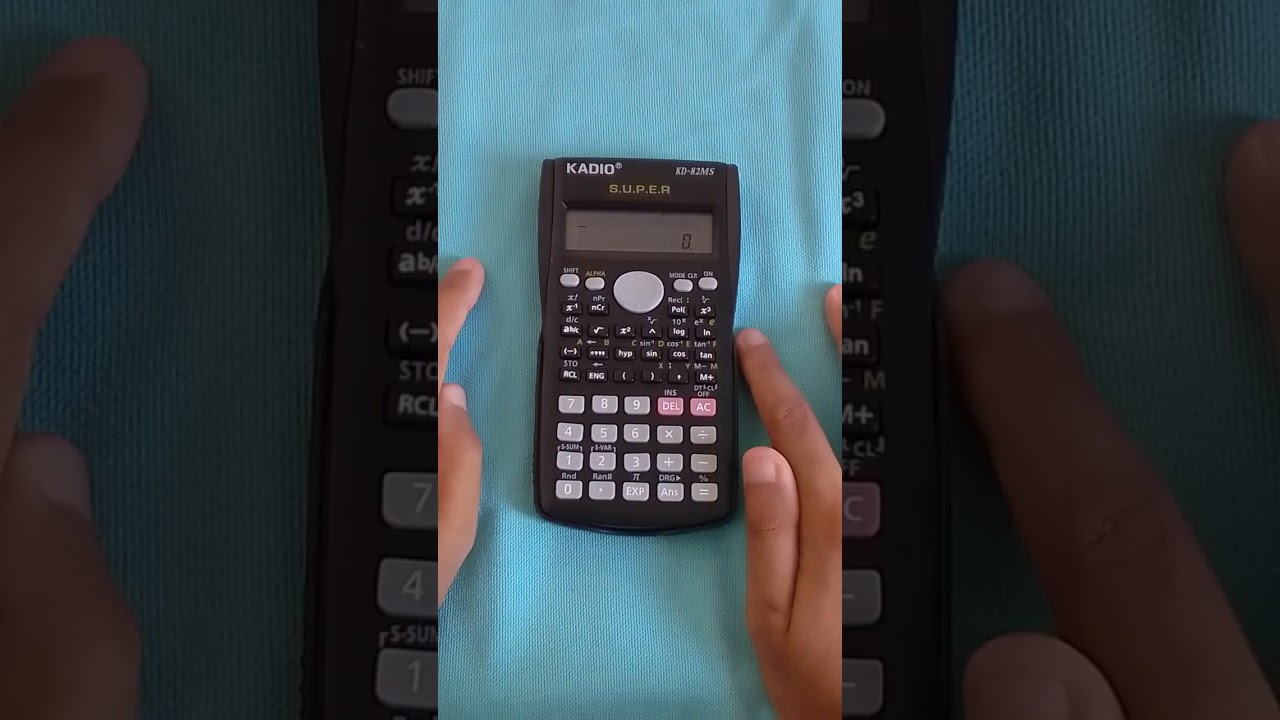 Unboxing de la calculadora Kadio KD-82ms