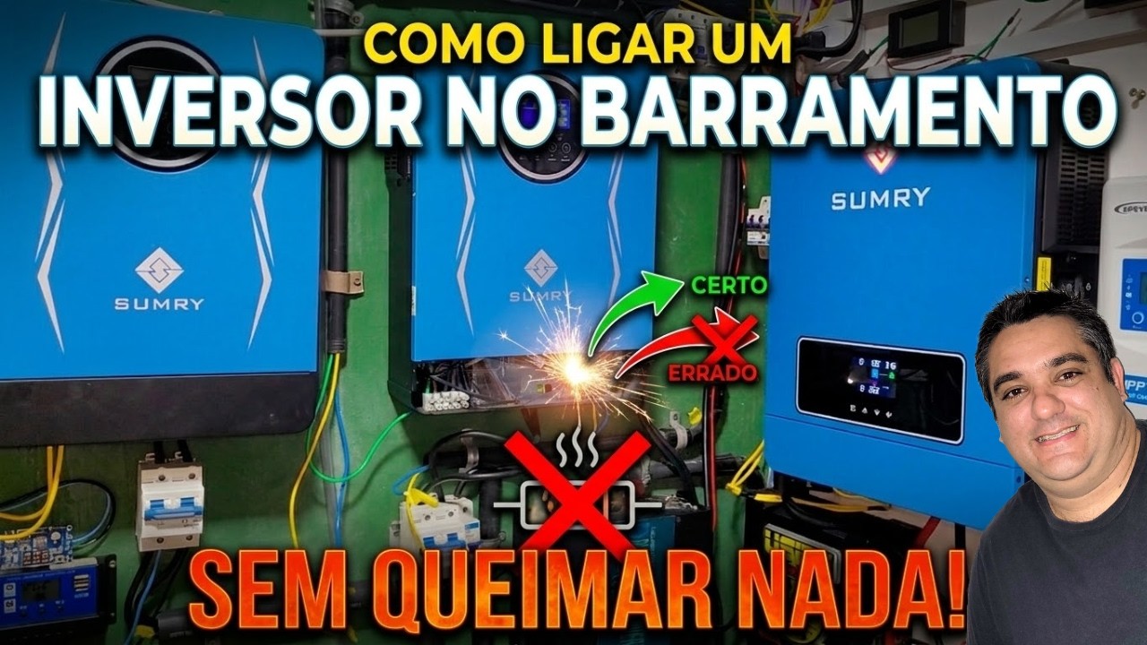 Como Ligar Inversor no Barramento: O JEITO CERTO para não explodir nada!