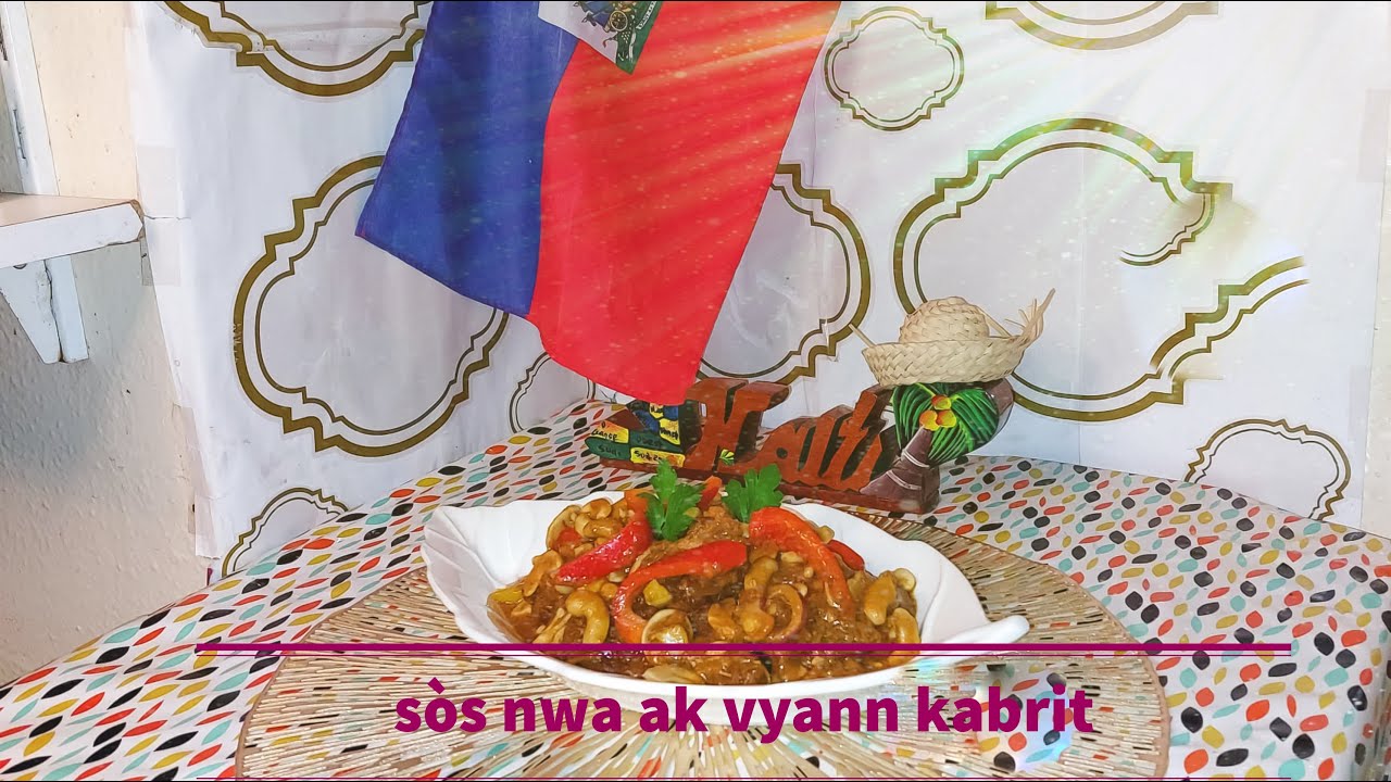 27) Yon bon sòs nwa ak vyann kabrit, manje lakay 🌟🇭🇹🌟 // Recette cuisine haitienne