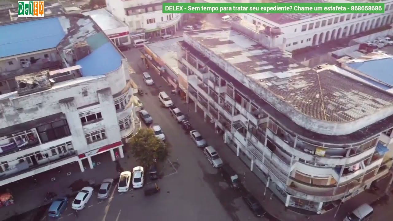 Aerial view of the city of Beira - Mozambique