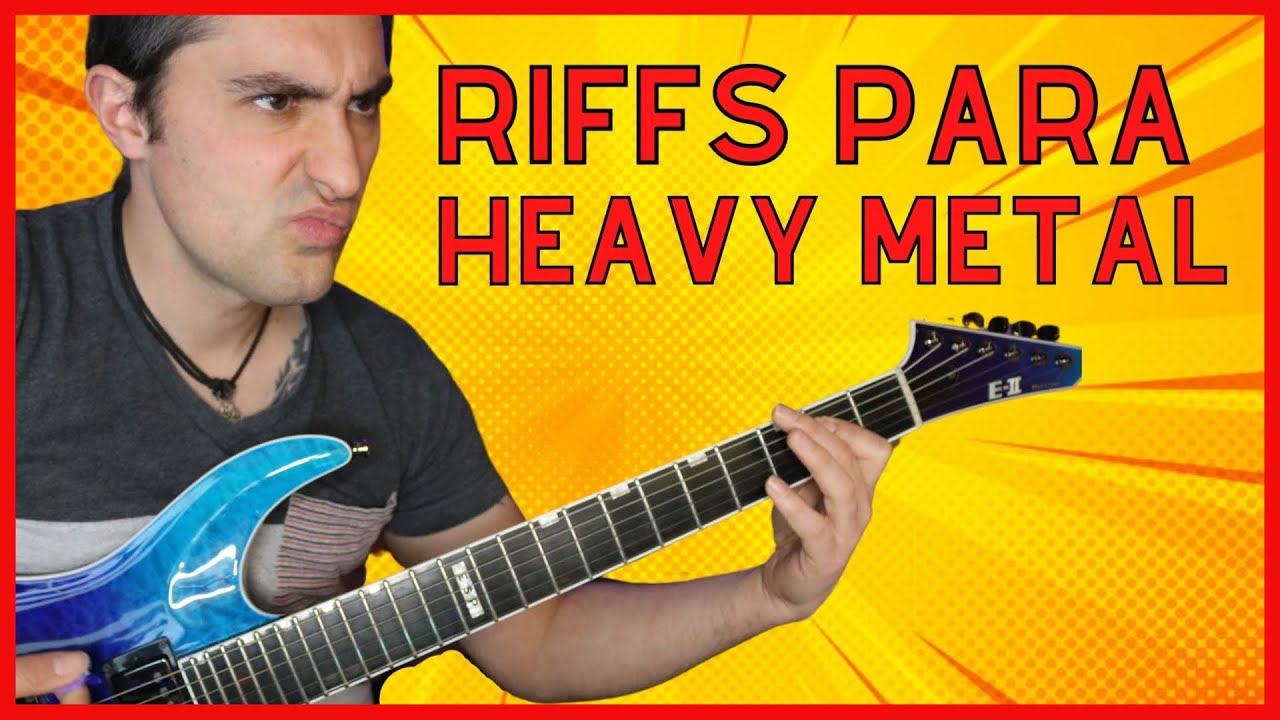 🎸 5 RITMOS de HEAVY METAL para GUITARRA ELÉCTRICA [ TOP RIFFS ]