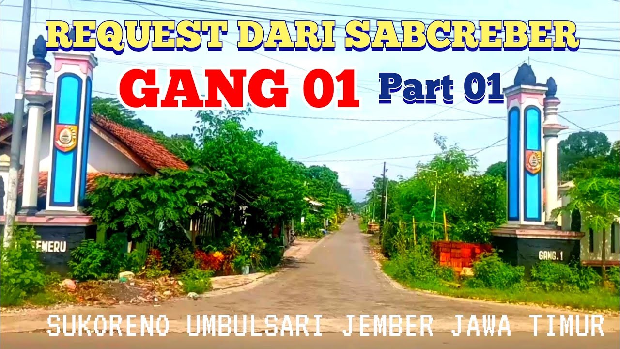HIDUP DI DESA ‼️ SUASANA PEDESAAN SUKORENO GANG 01 PART 01 TENTRAM DAMAI WARGANYA RAMAH RAMAH