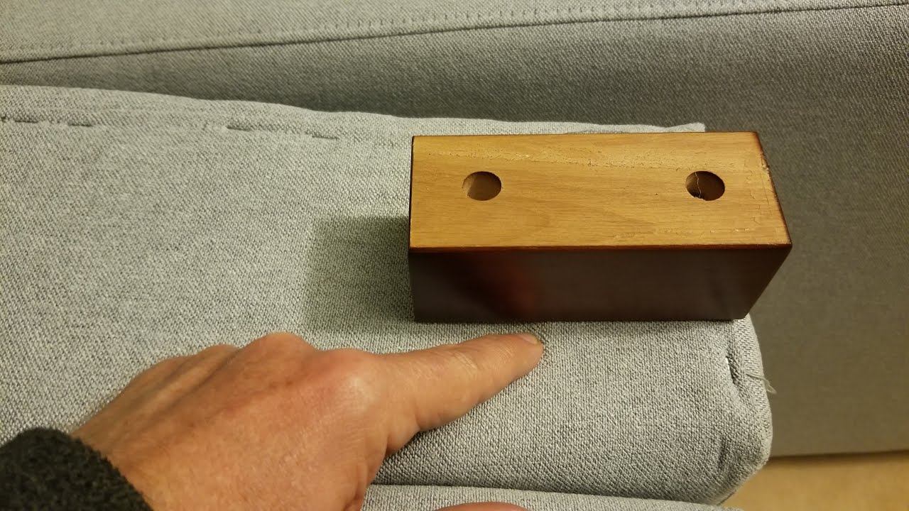 Homary Sleeper Sofa Armrest Feet