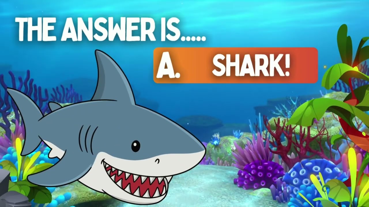 easy quiz questions and answers for kids Animals sea.
