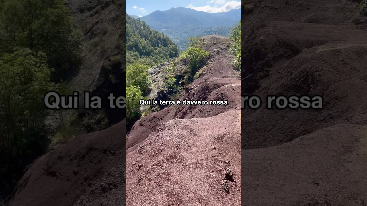 Terre Rosse: spettacolo geologico a pochi passi dalla citt&agrave; #terrerosse #genova #itinerario