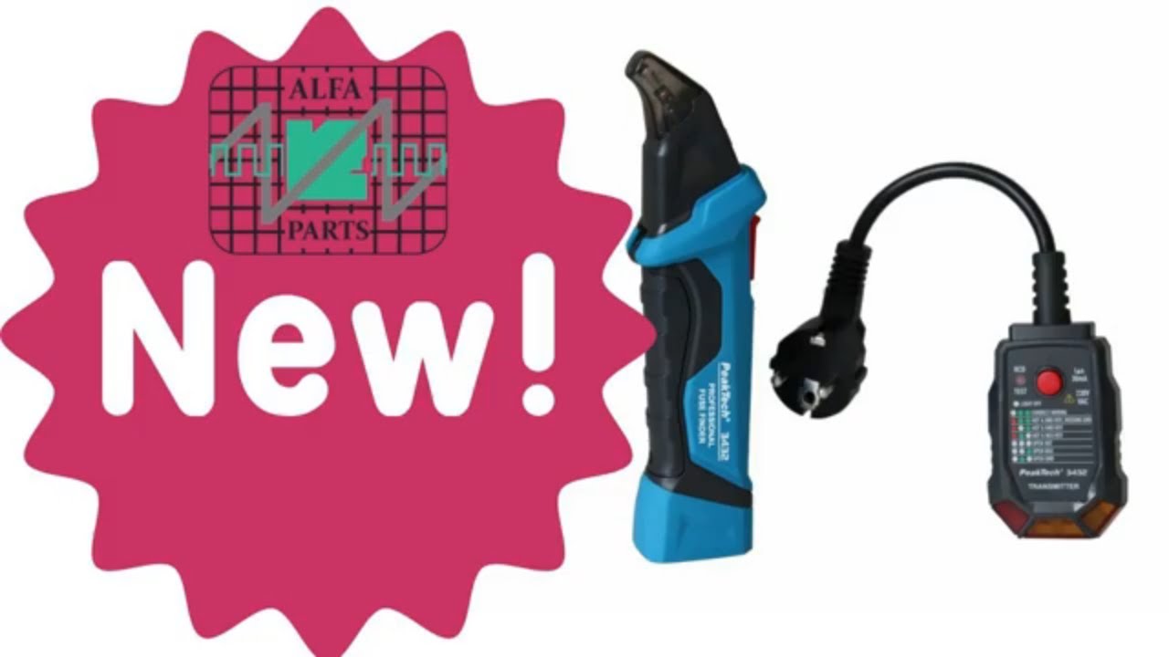 Demo en unboxing van de PeakTech 3432 zekeringzoeker