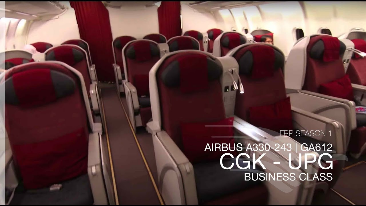 Garuda Indonesia Long-haul Executive Class Product on Domestic Flight | GA612