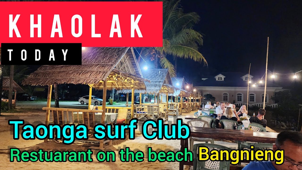 Happy Hour Taonga Surf Club | Nong Prew Restaurant Bangnieng  Khaolak Thailand 22 February 2023