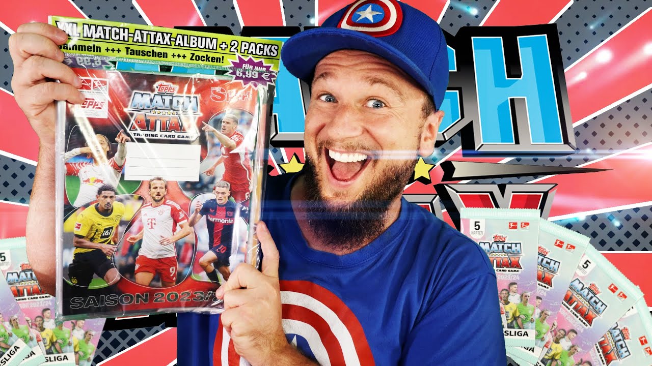MATCH ATTAX 23/24 MEGA STARTER PACK UNBOXING | BUNDESLIGA DEUTSCH