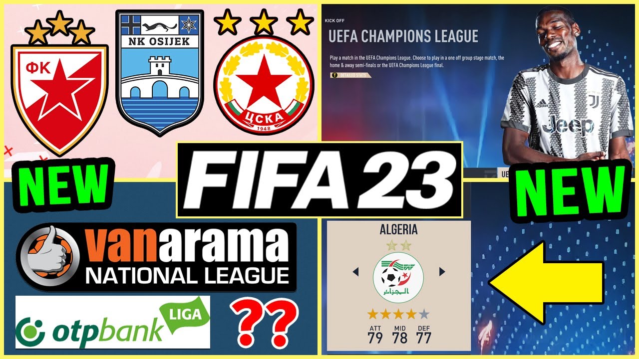FIFA 23 NEWS | NEW Additions, Licenses, Stadiums, Teams, Faces & Menu ✅