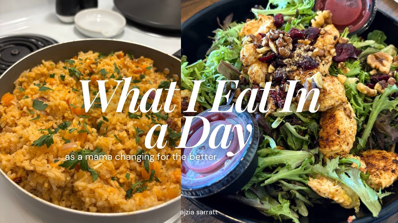 What I Eat In a Day: realistic mindful eating, eating out, beginning of health & wellness journey