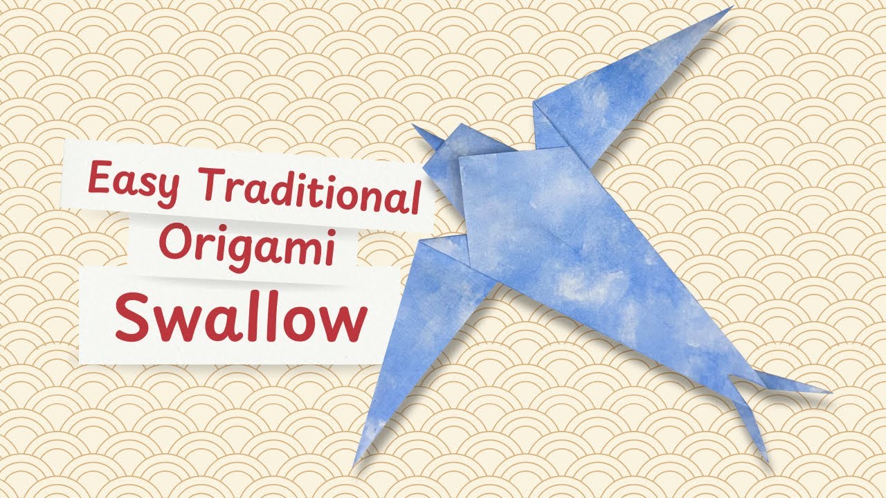 Easy Origami Swallow Tutorial 🕊️ Step-by-Step Instructions