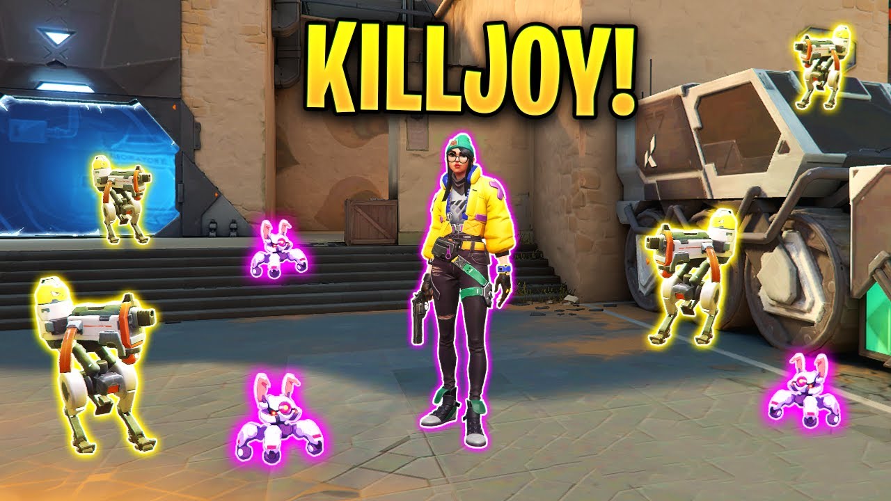 Valorant: What 2000 Hours of KILLJOY Experience looks like! - Valorant Highlights Moments Montage