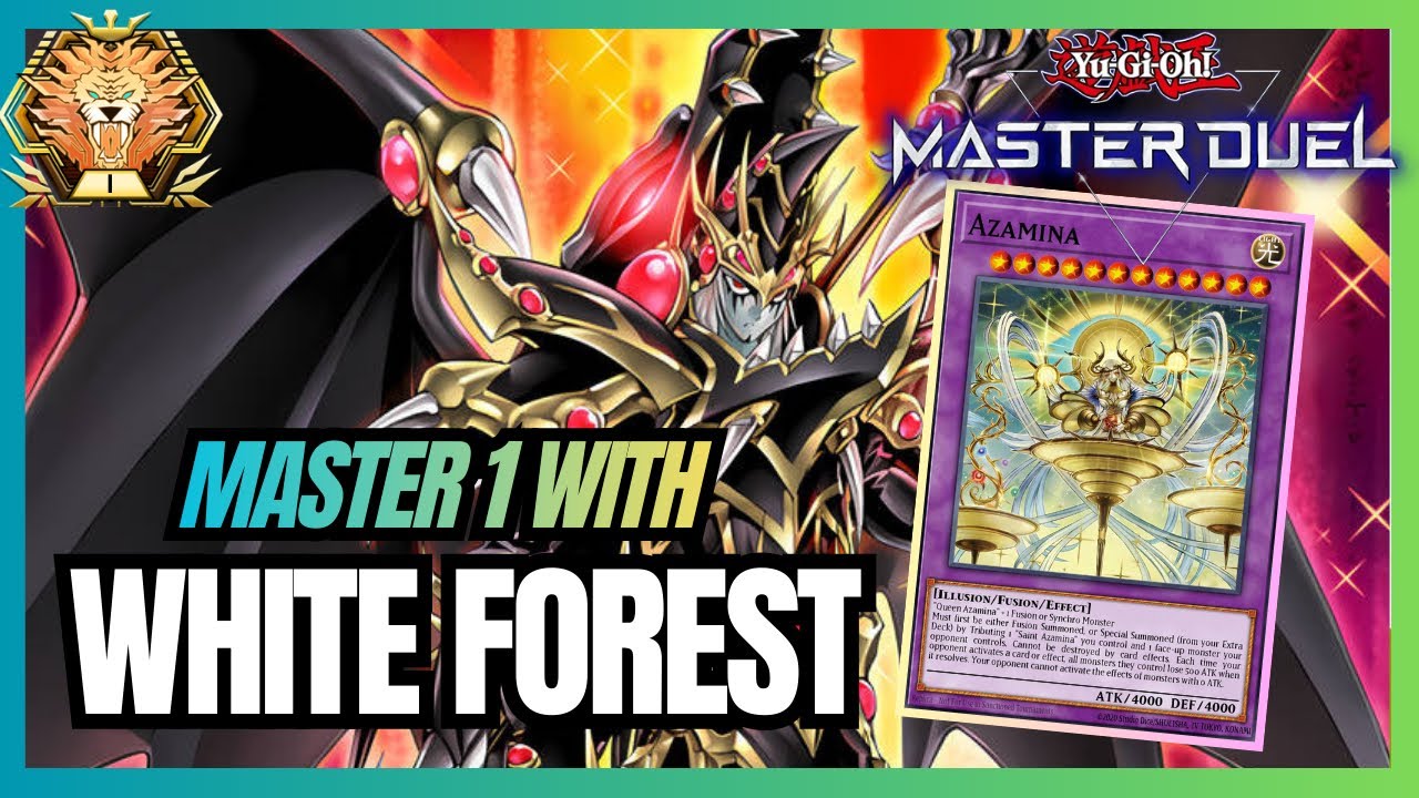 9 Game Win Streak to Master 1 with White Forest Azamina - Master Ranked Duels [Yu-Gi-Oh Master Duel]