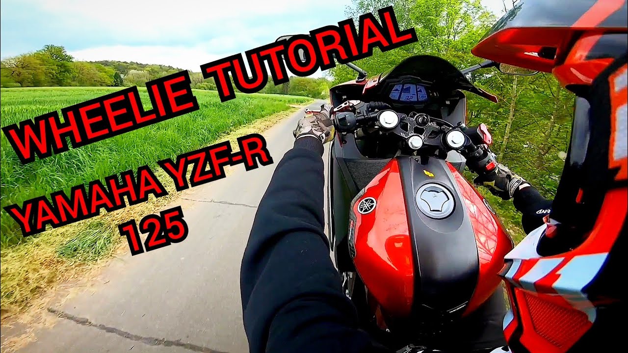 Yamaha YZF-R 125 Wheelie Tutorial | Motovlog #1 | Felix_mtb 04