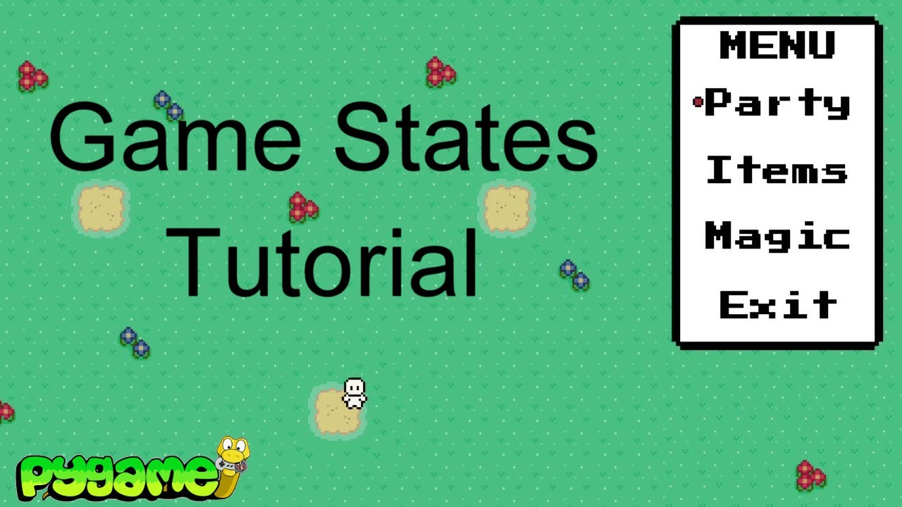 Pygame Game States Tutorial: Creating an In-game Menu using States