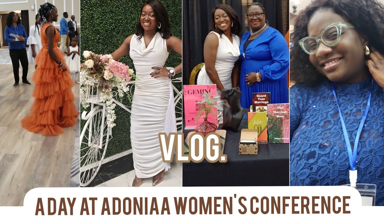 Come with me to Adoniaa's 'Unmask Your Beauty' WOMEN'S CONFERENCE 2023 | VLOG