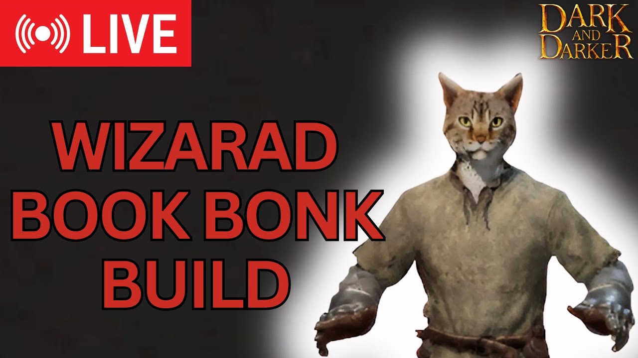 🏆BOOK BONK WIZARD BUILD PROBABLY - DARK AND DARKER - LIVE 🏆