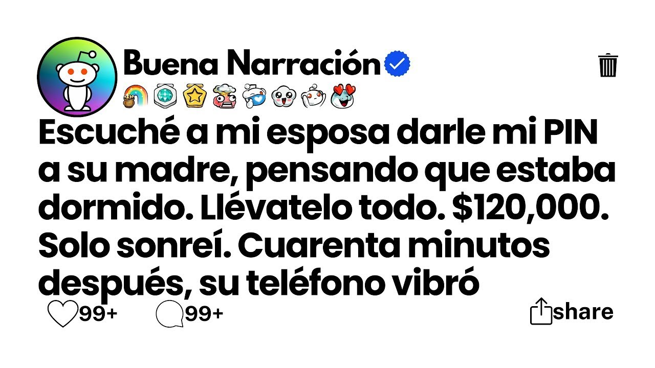 Escuch&eacute; a mi esposa darle mi PIN a su madre, pensando que estaba dormido