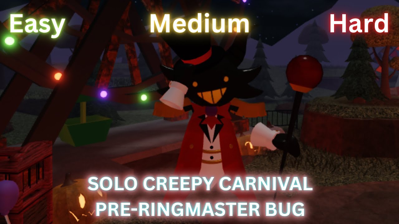 [PRE-RINGMASTER BUG] Solo Creepy Carnival all modes | Tower Heroes