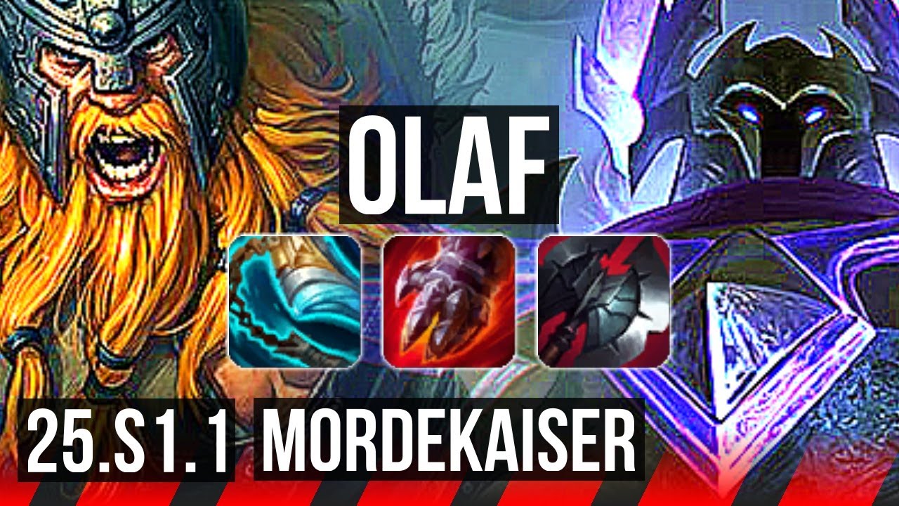OLAF vs MORDEKAISER (TOP) | KR Grandmaster | 25.S1.1