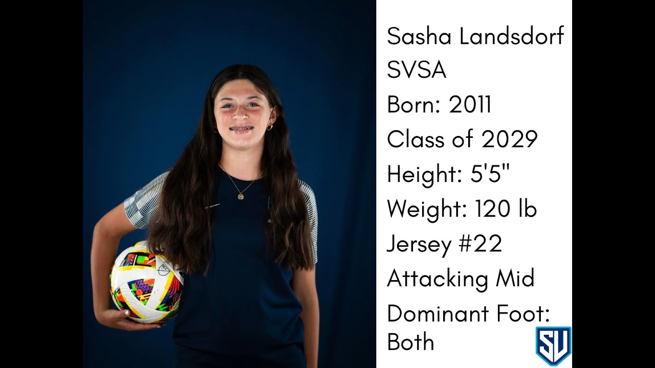 Sasha Landsdorf | Class of 2029 | SVSA | Girls Academy | Recruiting Highlight Video