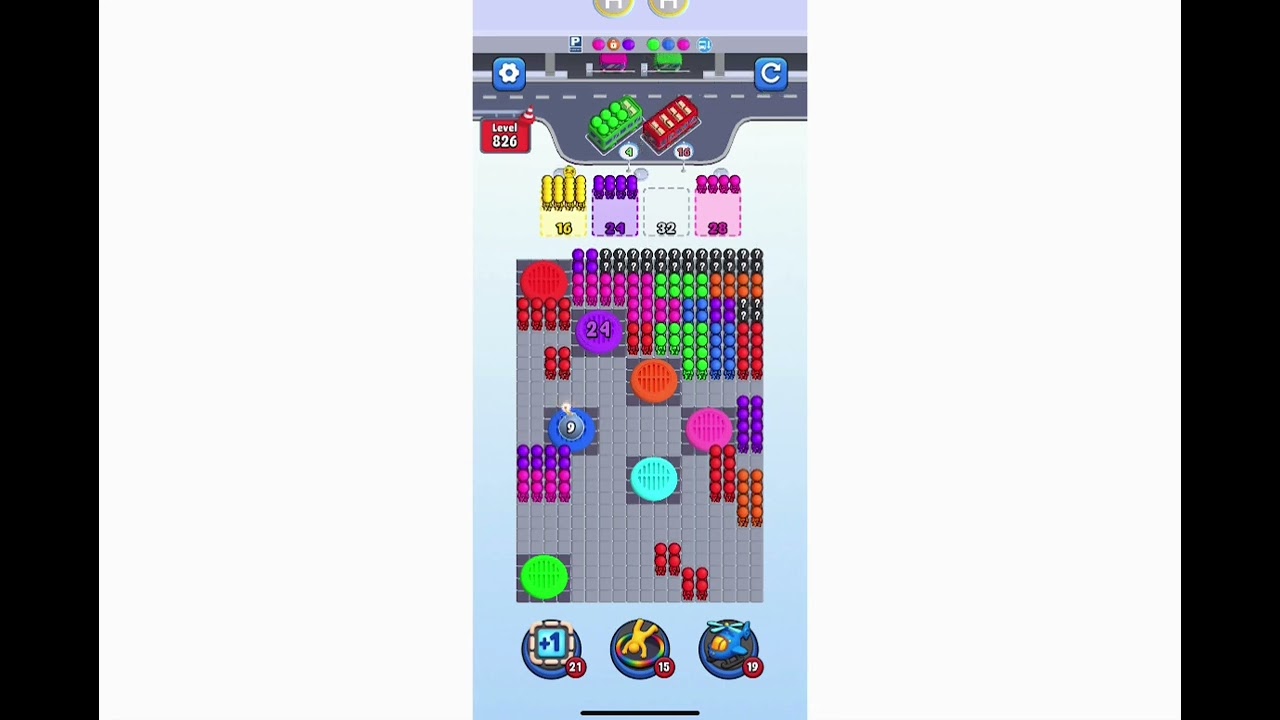 Hole Trap Jam the Bus Level 826