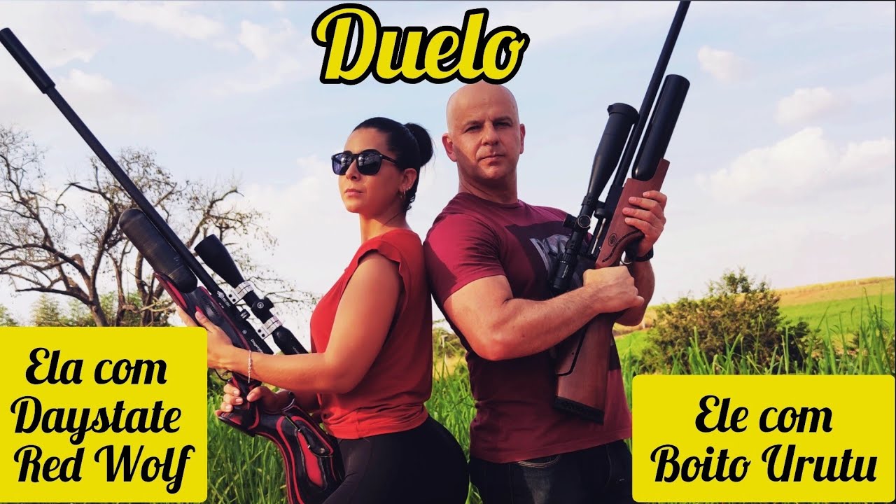 DAYSTATE RED WOLF BOITO URUTU UM DUELO DE DUAS PCP, AIR RIFLE, AIRGUN, CARABINAS DE PRESSAO