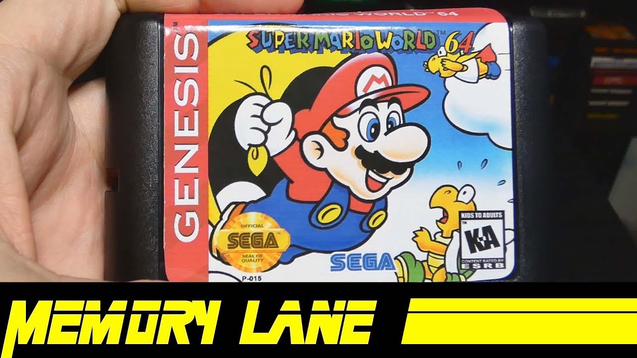 Super Mario World 64 for Sega Genesis (Memory Lane)