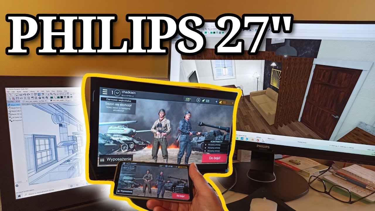 Philips 272B7QU monitor 27
